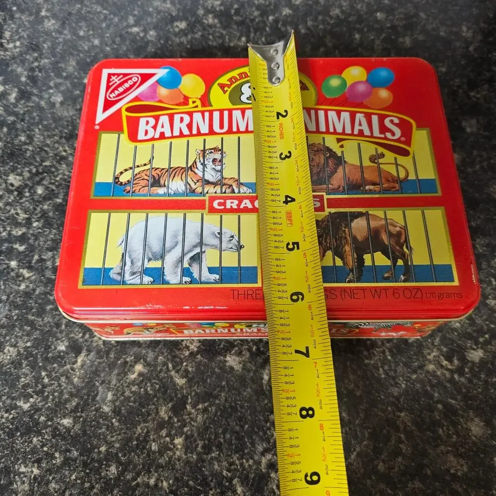Vintage 1987 Nabisco Barnum's Animal Crackers 85th Anniversary Tin